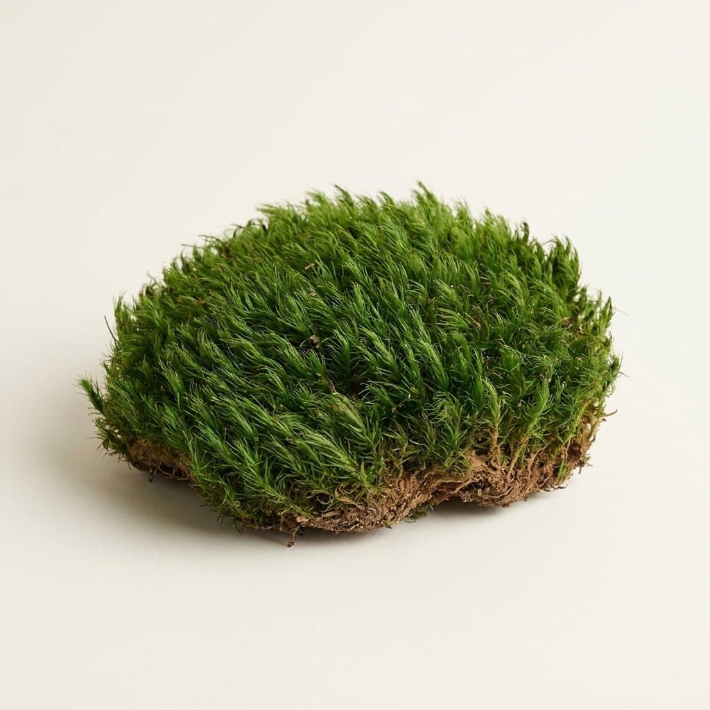 Preserved mood moss mound in natural green
